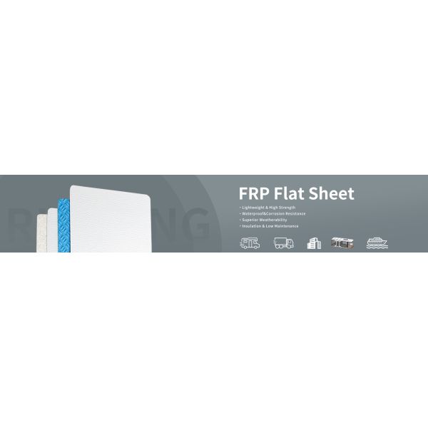 FRP Flat Sheet High Gloss Lightweight High Strength Corrosion Resistant