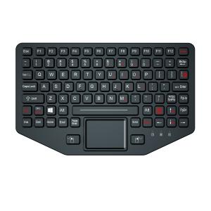 Rugged Military Keyboard MIL-STD-461G And MIL-STD-810F Dual PS2 Interface With