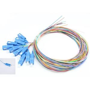 12 Core OS2 UPC Sc Pigtail Single Mode 0.9mm G657A1 Fiber Optic Pigtail Colour