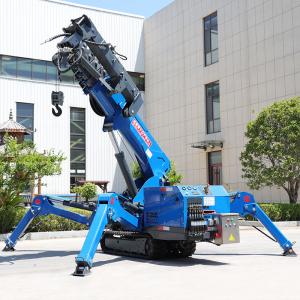 16m Max Lifting Height Spider Crawler Crane 360 Degree Swivel CE Certified