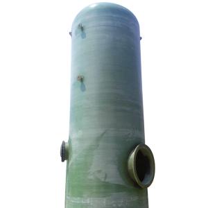 Round 2500mm FRP Chemical Mixing Tank High Strength Activated Carbon Deodorizer