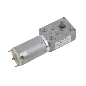 90 Degrees Double Shaft Worm Gear Motor 24V Cylinder DC Motor Motor diameter