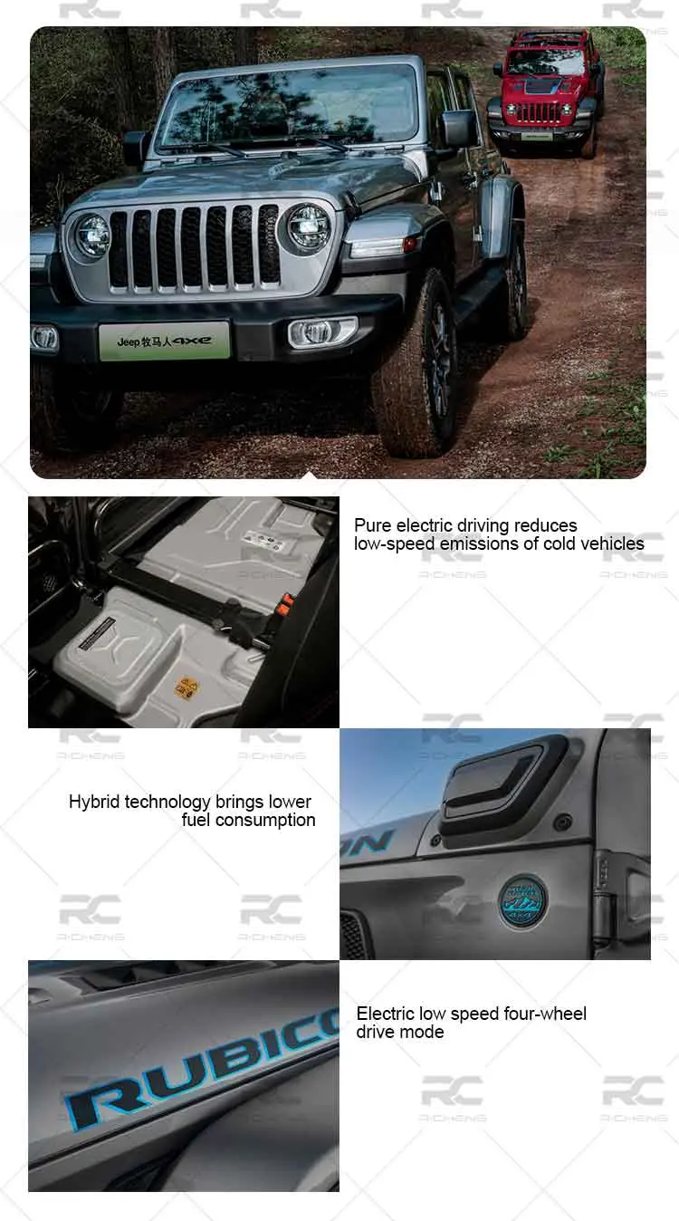 Gas Car Jeep Wrangler 8AT 2.0T Engine Off Road SUV