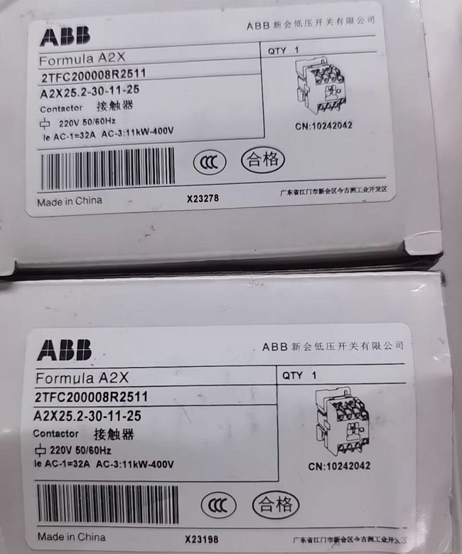 A2X25.2-30-11-25 ABB Ac contactor Efficient reliable low-voltage control