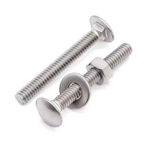 Thread Pitch 1.0mm Countersunk Carriage Bolts with 100pcs/box