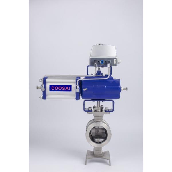 Quality Double Acting Pneumatic Actuator Segment Ball Valve for Beverage Food Manufacturing wholesale