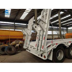 70000kg Low Bed Semi Trailer For Excavator Transit