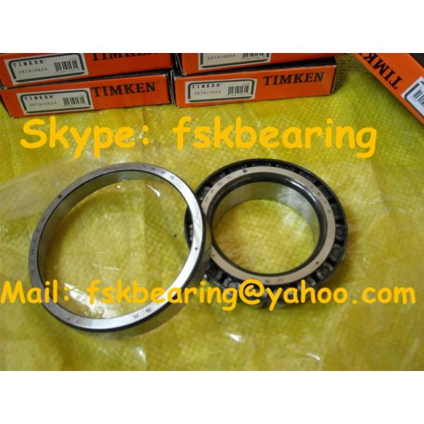 Chrome Steel Inched Type Cup Cone Bearings JD6549 / JD6510 , Black Chamfer