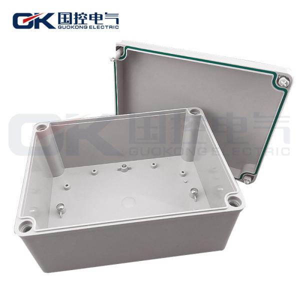 Durable Grey ABS Junction Box , Small Clear Plastic Enclosures For Electronics