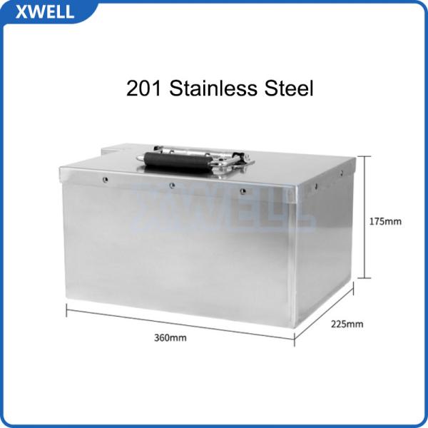 Stainless Steel Battery Case with 0-Weld Structural Design for 6v to 72v Lithium