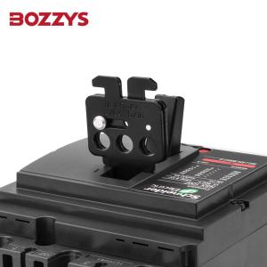 Black Steel Double Head Safety Lockout Device For Schneider Circuit Breaker With