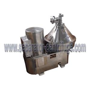 2 Phase Dairy Disc Bowl Centrifuge Continuous Self Cleaning Milk Clarify