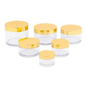 Customized Smooth Surface Cosmetic Jars Various Capacities Pressure Sensitive