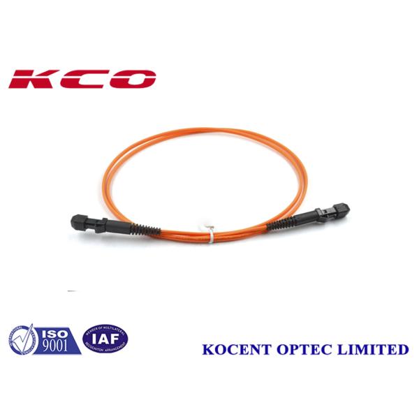 Quality OM1 Orange MT-RJ/UPC Fiber Optic Patch Cord with 3.0mm Diameter and 62.5/125 Core for High Density Data Centers wholesale