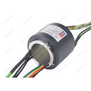 Low Temperature Through Hole Slip Rings With 1000M Ethernet Signal For Industry