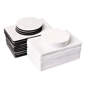 Tack EVA Foam Tape In White With Paper Backing