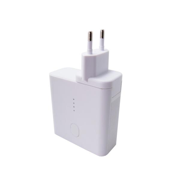 Quality US EU Pulg 5V 2.1A 2 IN 1 USB Wall Charger and 5200mAh Power Bank Fast Charger wholesale
