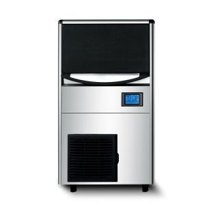Commercial 60KG/24H Cube Ice Maker Machine Full-Automatic Ice Bin Maker