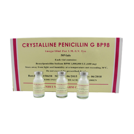 Quality Benzathine Penicillin for Injection 4mega/12ml, 50vials/Box GMP Medicine indicated in conditions like acute otitis media wholesale
