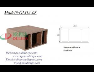 China plastic lumber OLDA-08 160*80mm on sale