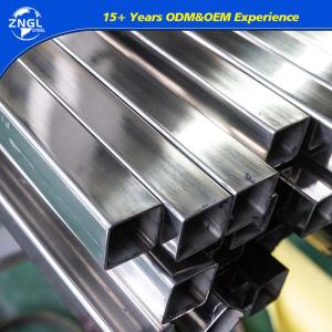 China 201/304/310/316/316L/321/904/2205/2507 Stainless Steel Duplex Steel Square / Rectangular Tube Pipe with Customization on sale