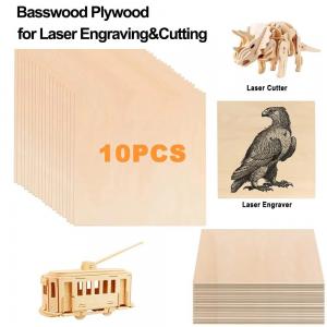 Cheap Laser Engraving Basswood Plywood Sheets Eco Friendly for staining painting cutting for sale