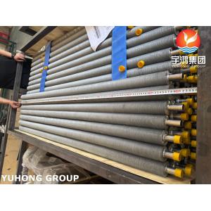 EN10217-7 1.4301 Stainless Steel Pipe With Al Fins Extruded Fin Tube For HVAC&R
