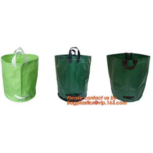 200L Foldable leaf bag garden waste bag reciclyng garden leaf bags with wheels