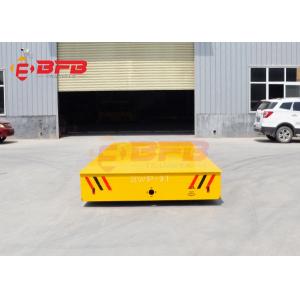 Battery Operated Flatbed Trackless Transfer Cart With Dead Man Stop 1 -500T Load