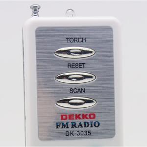 Battery-Powered FM Speaker Radio With Stereo Earphone And Mini LED Light