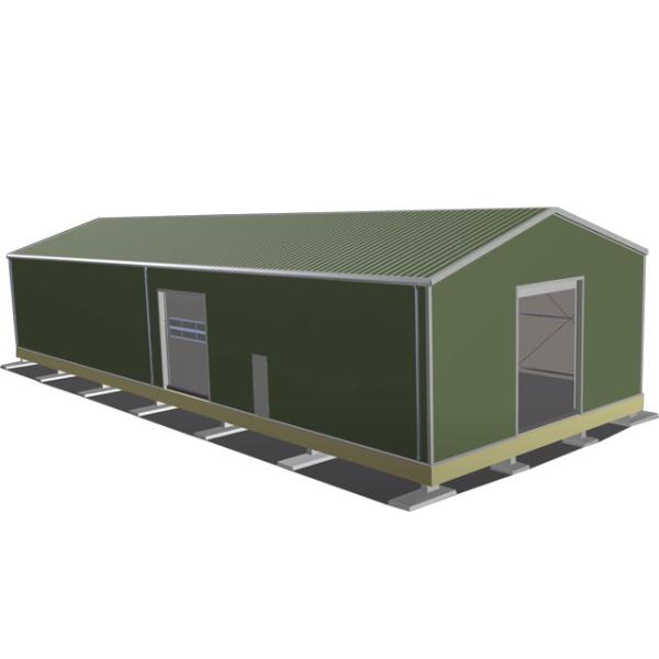 Quality Heavy-Duty Livestock Shed Design Prefab Steel Cow Horse Stable for Workshop Efficiency wholesale