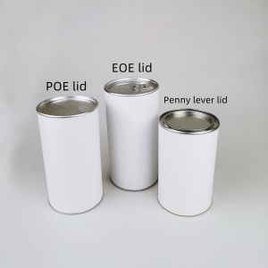 Customized environmentally friendly tear-off easy-open cylindrical kraft paper