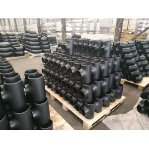 ANSI B16.9 ASTM A234WPB CARBON STEEL PIPE TEE BLACK