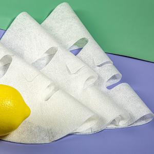 95% Tencel 5% Bamboo Plain Spunlace Nonwoven Fabric For Facial Mask