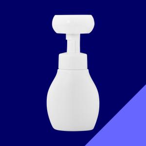 Customized 43/410 White Foam Pump Bottle For Transparent Housing With Clip Lock