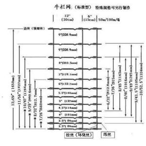 Grassland Hinged Joint Knot 6 Foot Tall Wire Fencing Hot Dipped Galvanized Farm