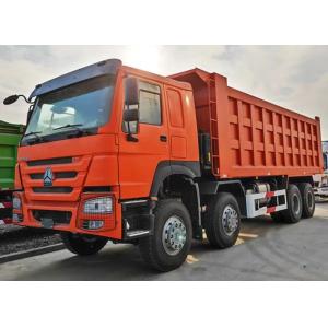 Max Speed 75 Km/H Tubeless Tire Design Used HOWO 8X4 Tipper Truck for Heavy
