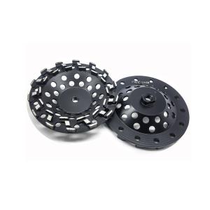China Soft Bond Diamond Cup Wheels 7 Inch 5 Inch With 14 Z Segments on sale