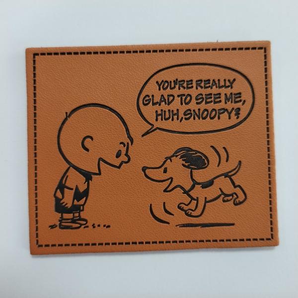 Quality PU Embossed / Metal Leather Patch Label Customized For Clothes Garment wholesale