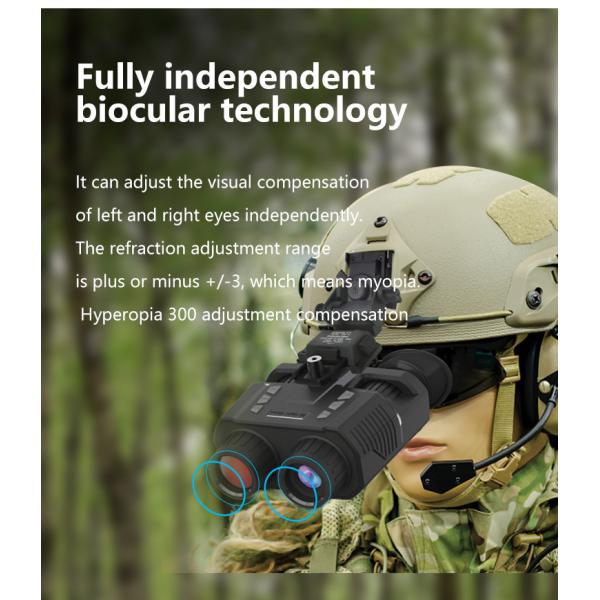 Binocular Infrared Night Vision Camera Naked Eye 3D Viewing Scope For Wildlife