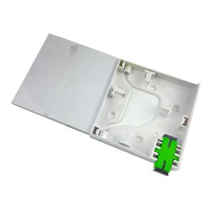 1 Core ABS FTTH Fiber Optic Terminal Box Invisible For Wall Socket