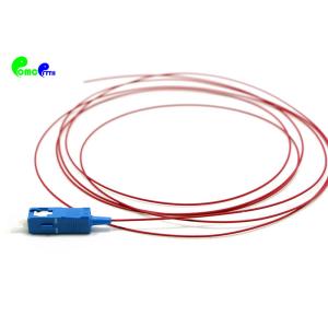 SC Fiber Pigtail 2m SM G657A 9/ / 125 Simplex 900μm red Color LSZH TIght buffer