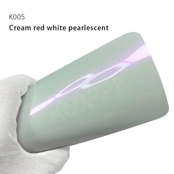 Quality K005 Cream Red White Pearlescent Color Car Paint Protection Film wholesale