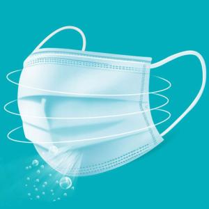 Cheap Fabric Disposable Pollution Mask Three Layers Social Space Keeping Protection for sale