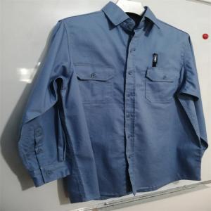China CAT2 Long Sleeve Fire Retardant Work Shirt 7.5Oz 7Oz 6.5Oz Fire Resistant Long Sleeve Shirts on sale
