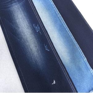 305GSM Hight Stretch Satin Denim Fabric with YARN DYED Pattern