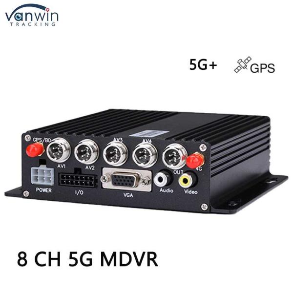 8 Channel Car DVR With 5G GPS AHD 1080P Camera SD Card Video Recorder For Truck