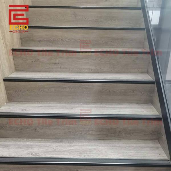 Anti Slip 304 Stainless Steel Stair Nosing Trim Step Tread Nosing