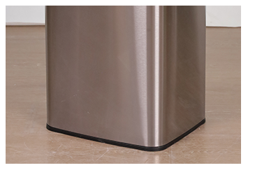 Wholesale Stainless Steel Metal Garbage Can Round Waste Bin Hotel Guestroom For Outdoor Open Top Trash