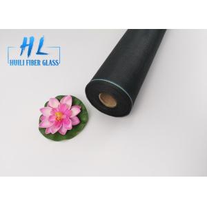 Plain Weave 48 Inch Fiberglass Insect Screen Black Color For Windows